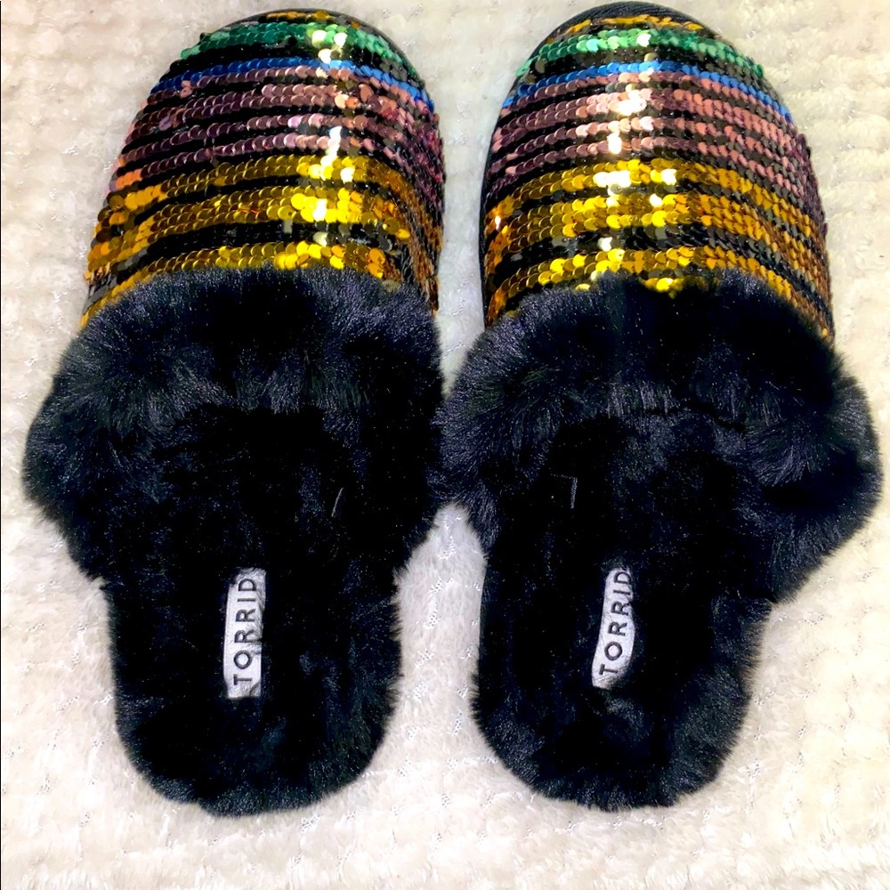 Sequins Slippers